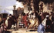 TIEPOLO, Giovanni Domenico Ball in the Country sg oil painting on canvas
